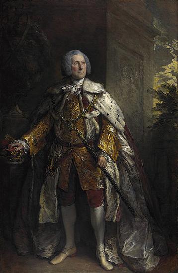 Thomas Gainsborough Portrait of John Campbell oil painting image